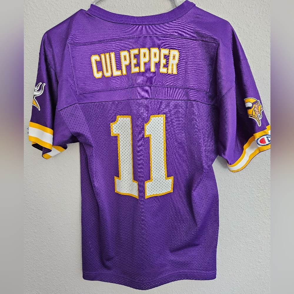 Minnesota Vikings Culpepper Home Jersey Youth L (14-16), Champion